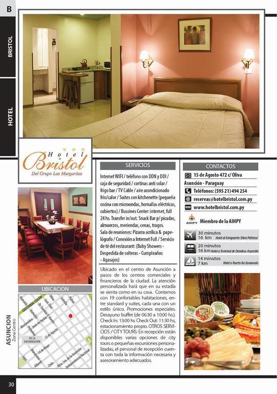 Hotel Bristol Asuncion Bagian luar foto